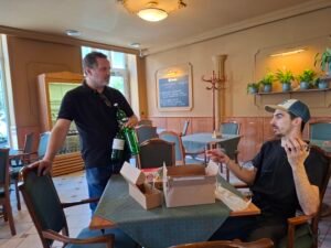 Im Gastraum des Beethoven Restaurants